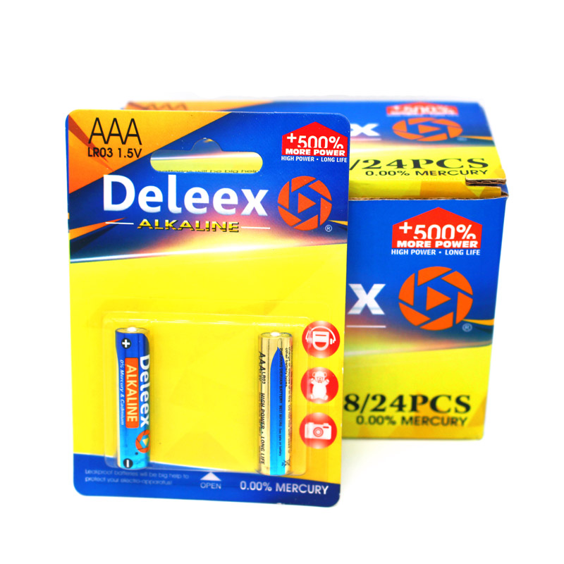 Deleex Dry Battery Alkaline Battery 5 Battery Remote Control Electric Toy Small Appliance Aaalr03 2 Sets Item Picture