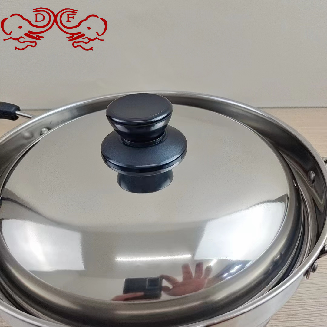 DF99230 stainless steel milk pot, soup pot, thickened noodle cooking small pot, instant noodle side food pot, induction cooker, gas universal, DF TRADINGHOUSE Specification image