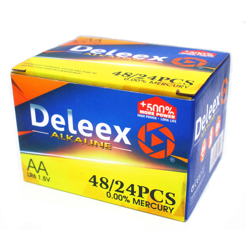 Deleex干电池碱性电池5号电池遥控器电动玩具小家电AALR64支装详情图2