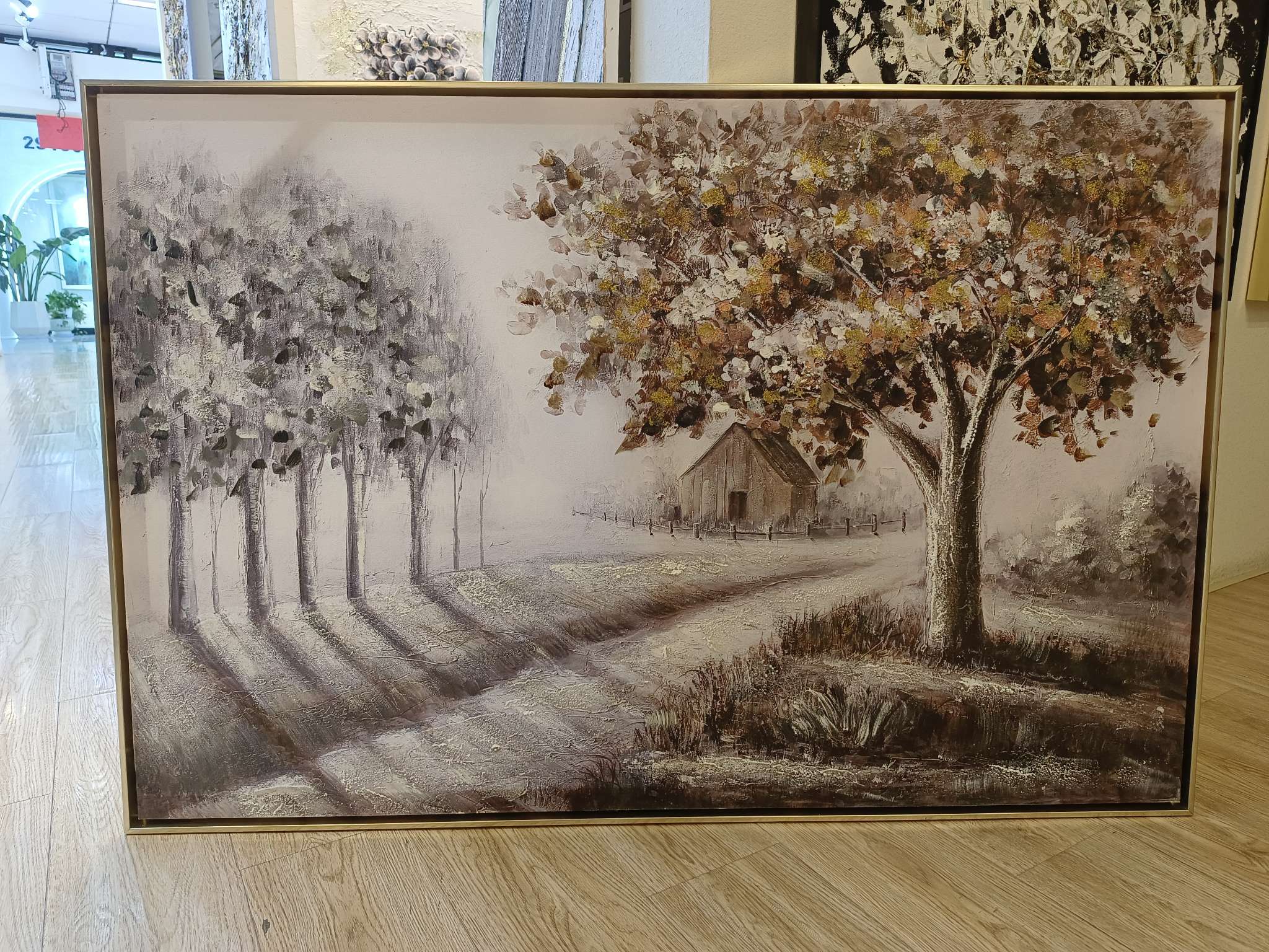 纯手工油画【风景风格】装饰画装饰画装饰画新中式详情图1