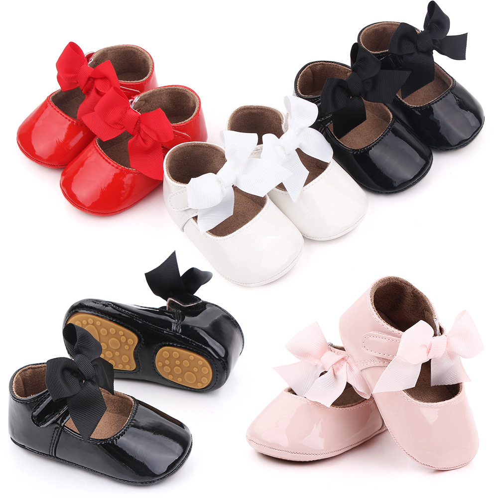 Butterfly PU soft sole toddler shoes baby shoes baby princess shoes small shoes