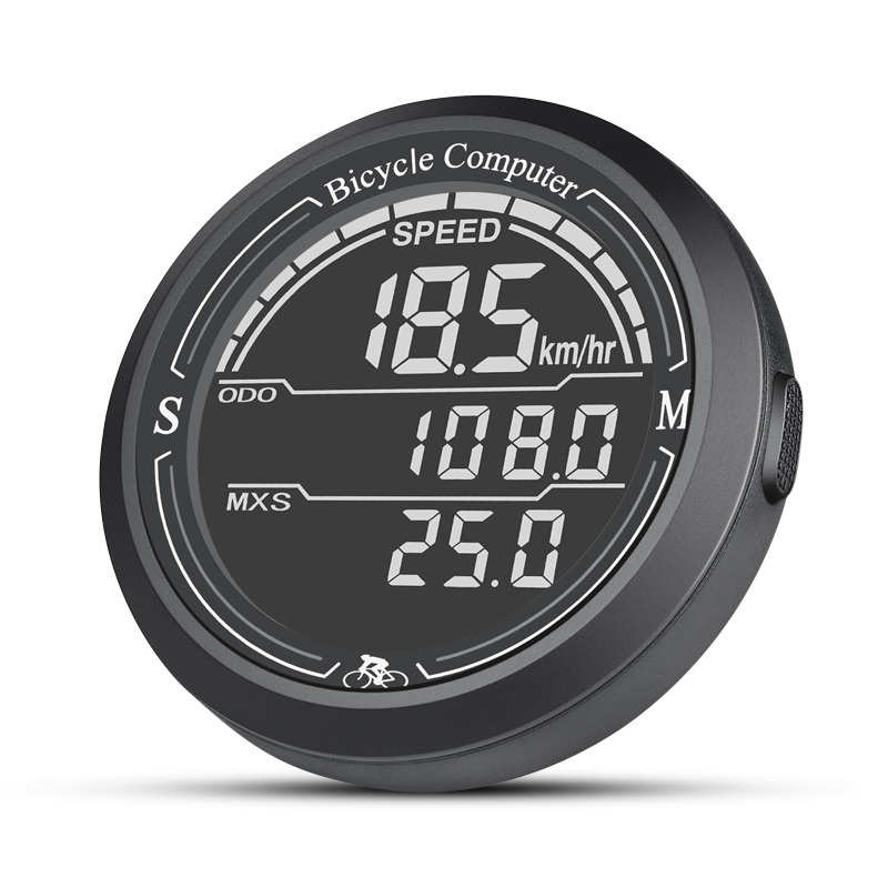 889-2 Circular bicycle wired speedometer, waterproof back, luminous speedometer, mountain bike speedometer, large screen odometer, speedometer pic 25