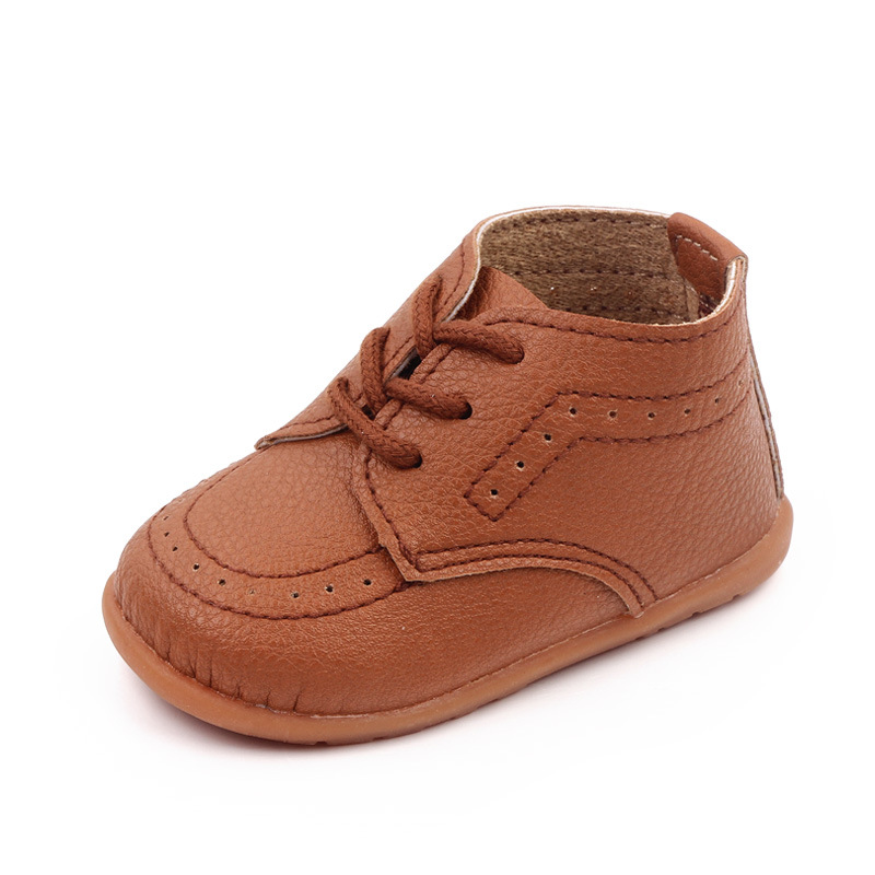 Baby shoes PU small leather shoes non-slip soft sole toddler shoes baby shoes 0-1 years old spring and autumn Specification drawing