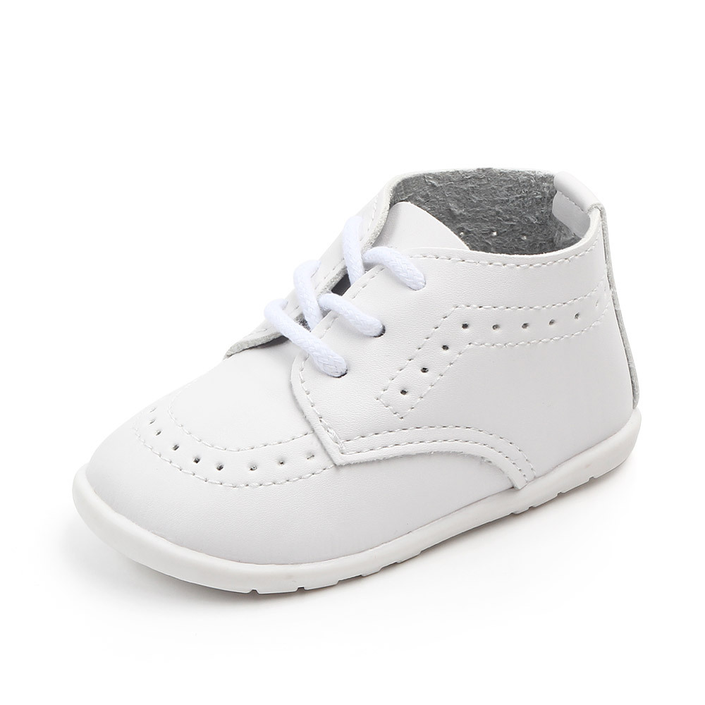 Baby shoes PU small leather shoes non-slip soft sole toddler shoes baby shoes 0-1 years old spring and autumn full figure