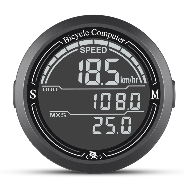 889-2 Circular bicycle wired speedometer, waterproof back, luminous speedometer, mountain bike speedometer, large screen odometer, speedometer pic 23