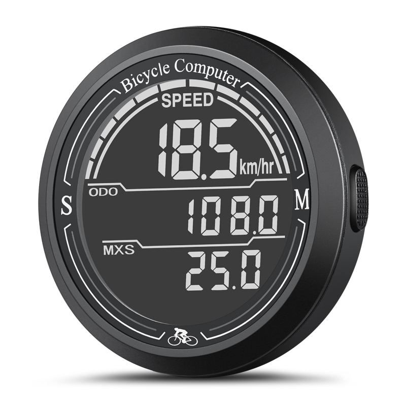 889-2 Circular bicycle wired speedometer, waterproof back, luminous speedometer, mountain bike speedometer, large screen odometer, speedometer pic 24