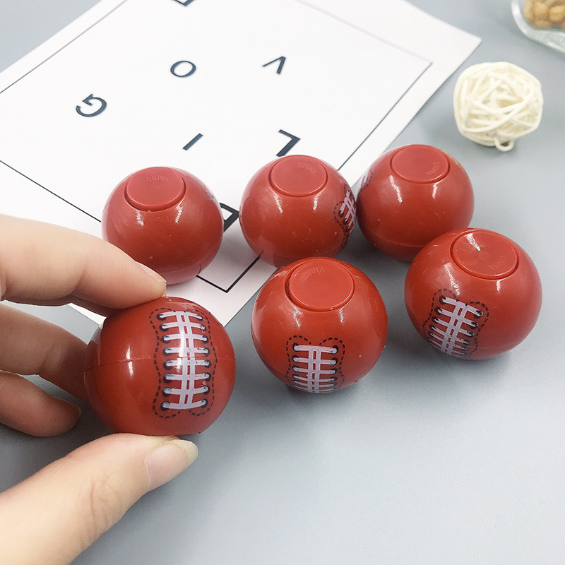 Cross-border best-selling 3.5CM football and basketball network fidget spinner Spinning top Gashapon toys, stress-relieving toys detail image 8