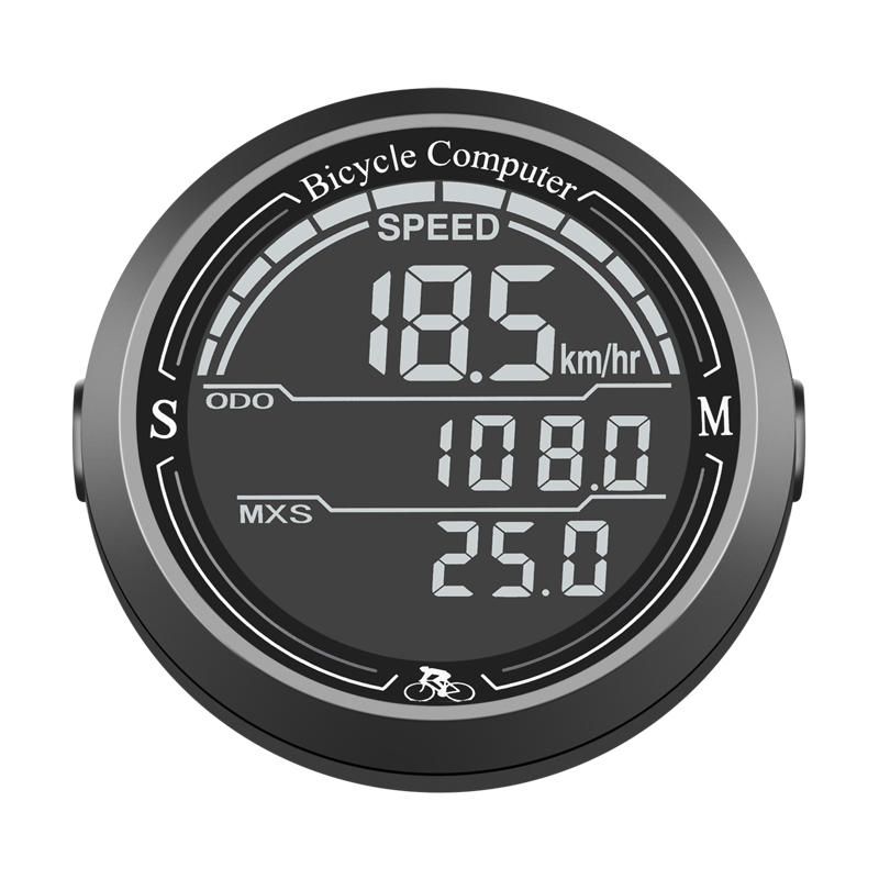 889-2 Circular bicycle wired speedometer, waterproof back, luminous speedometer, mountain bike speedometer, large screen odometer, speedometer pic 27