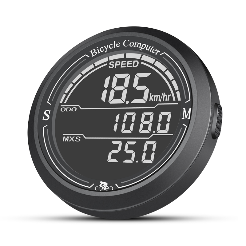 889-2 Circular bicycle wired speedometer, waterproof back, luminous speedometer, mountain bike speedometer, large screen odometer, speedometer pic 26