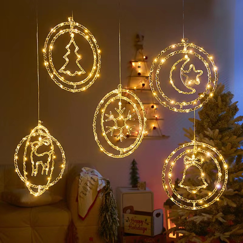 圣诞LED灯串圣诞场景布置氛围装饰彩灯