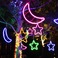 圣诞节雪花LED发光灯装饰工程亮化新年亮化挂树上户外防水雪花灯产品图