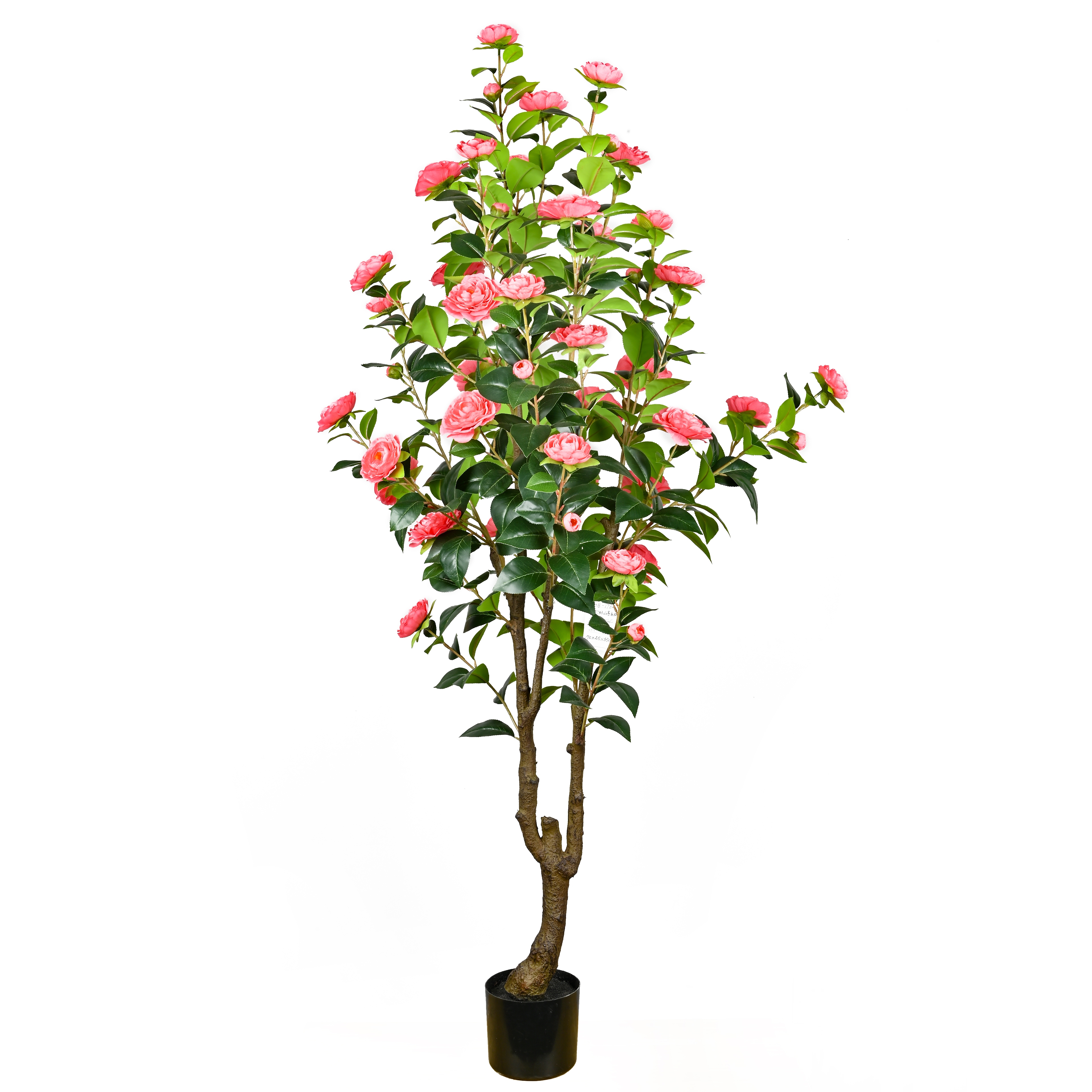 1米6山茶花红色白色粉色塑料仿真植物