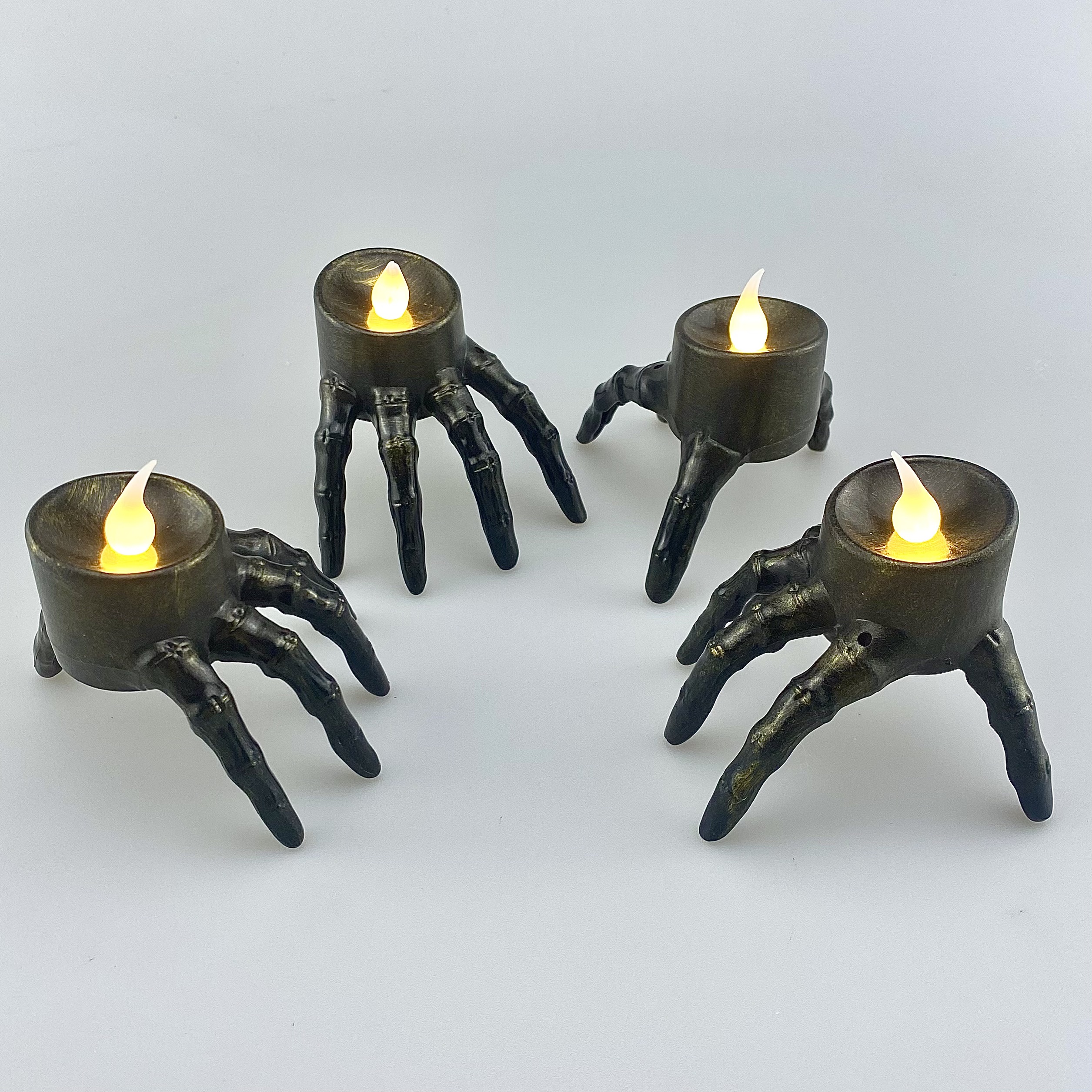 万圣节装饰 鬼手蜡烛摆件 氛围装饰 仿真鬼手 真实可怖详情6