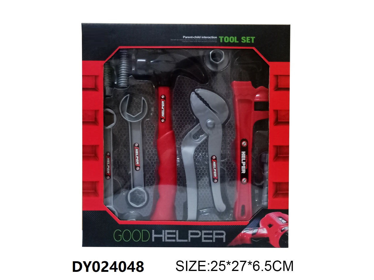 Tool toy set, electric hand drill, electric toy set, innovative interactive experience, safe and environmentally friendly materials Item Picture