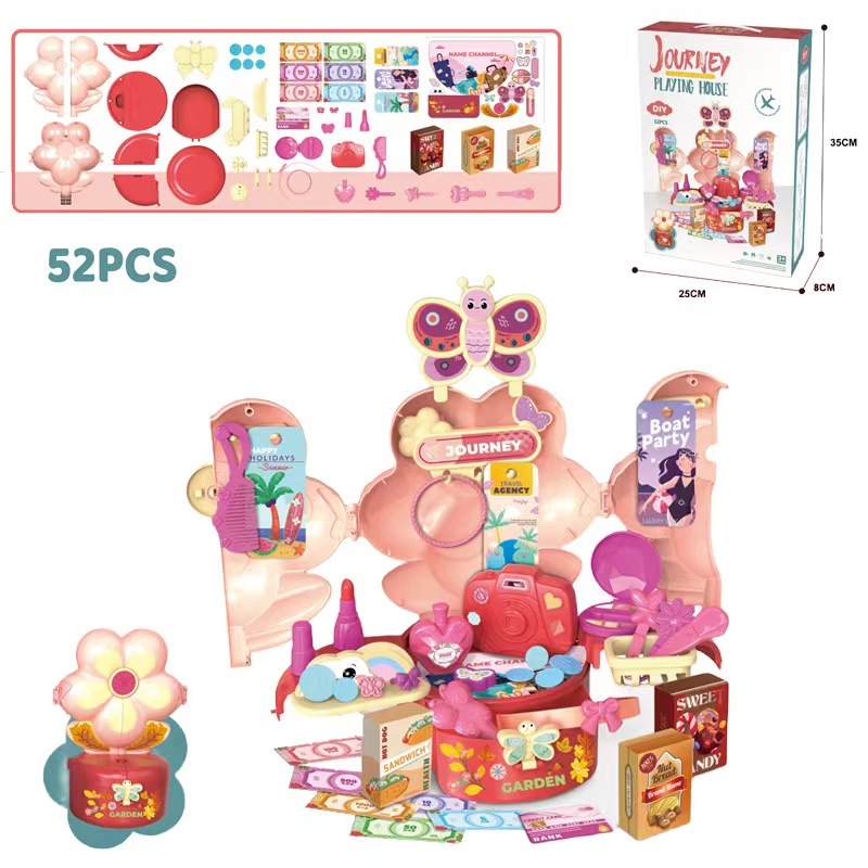 儿童过家家超市厨房医具梳妆仿真花台女孩过家家跨境玩具套装详情3