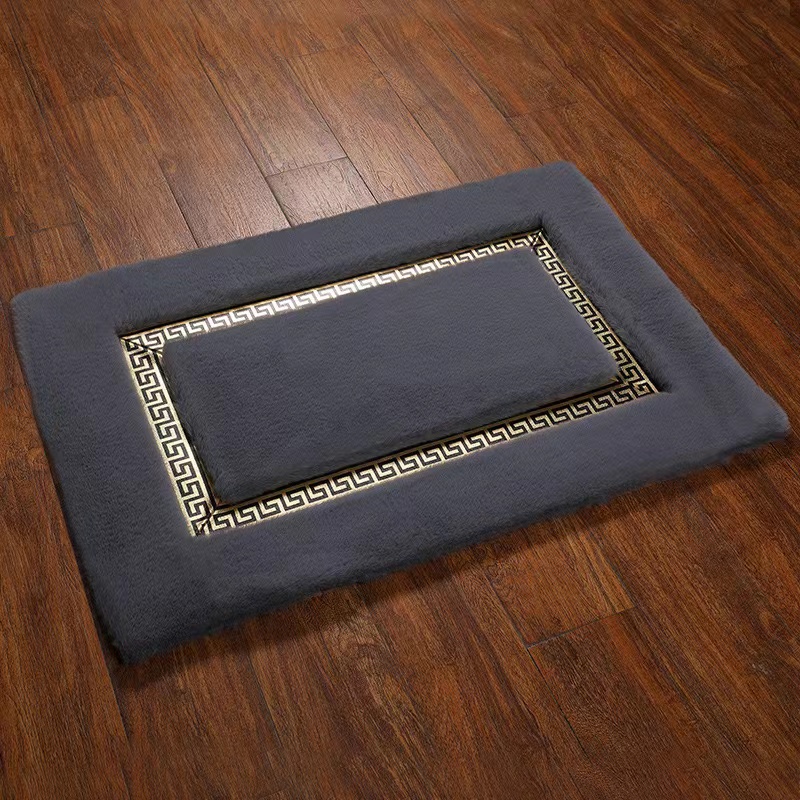 厂家直销批发轻奢高档仿兔毛地垫carpet产品图