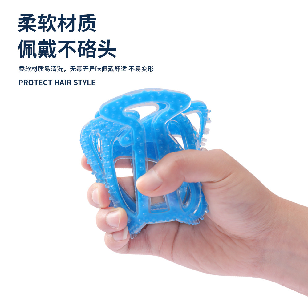 Cross-Border Electric Bike Riding Silicone Helmet Inner Pad Anti-Pressure Hair Breathable Portable Helmet Pad Outdoor Helmet Silicone Pad Riding Equipment details Picture