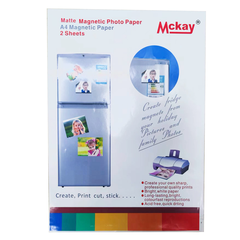 Magnetic Photo Paper 磁吸照片纸DIY冰箱磁贴(2 sheets/bag)
