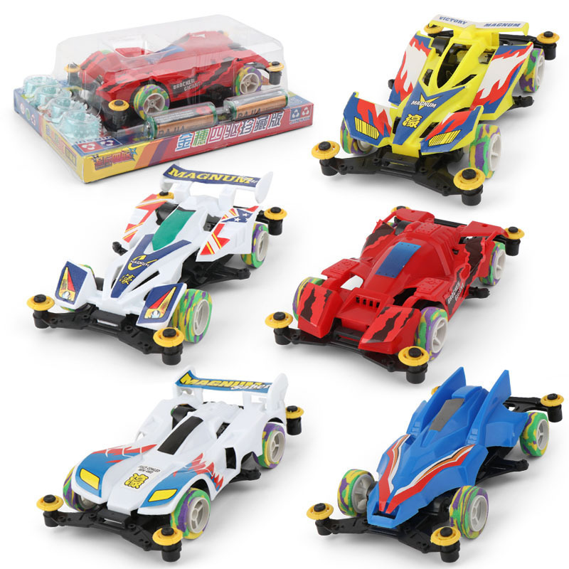 伙 新品电动四驱车极速赛车模型 儿童玩具男孩礼物幼儿园玩具车详情图3