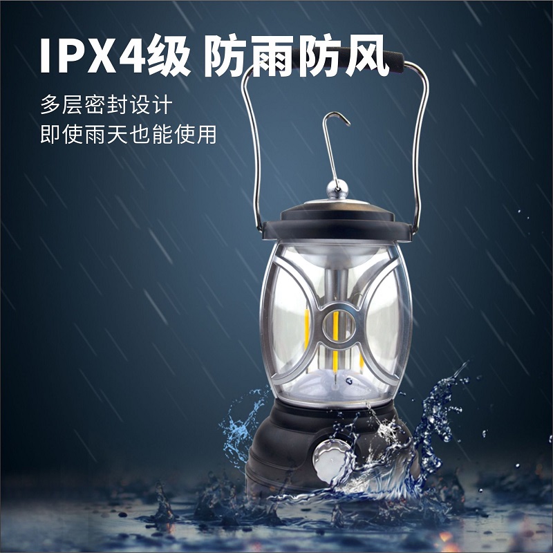Solar retro camping lamp, multi-functional outdoor camping lamp, USB charging work lamp, stepless dimming tent lamp, warm light horse lamp, home repair emergency lamp, T96 portable camping lamp Application Scenario