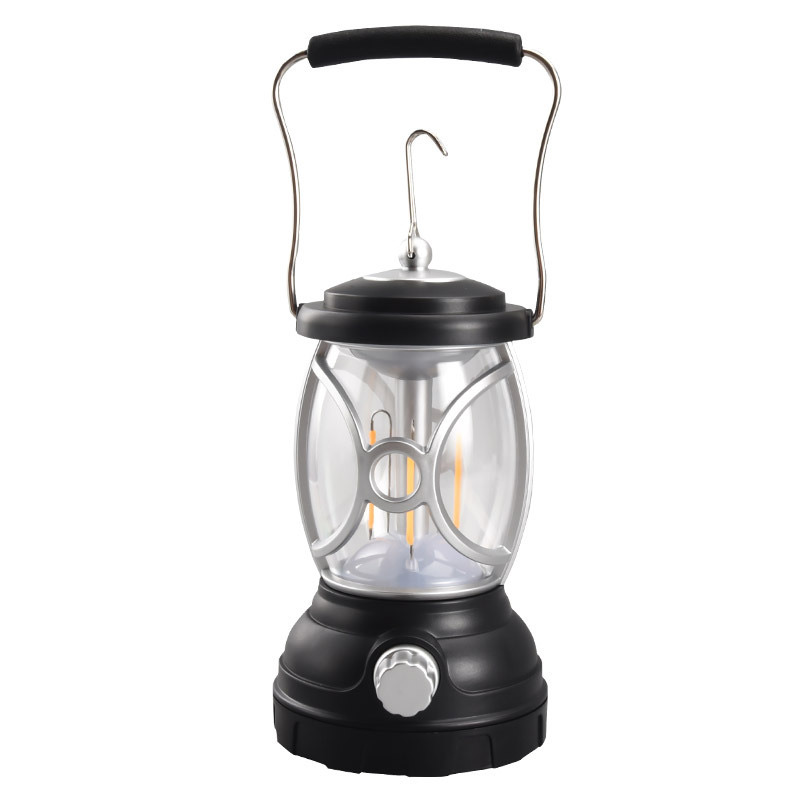 Solar retro camping lamp, multi-functional outdoor camping lamp, USB charging work lamp, stepless dimming tent lamp, warm light horse lamp, home repair emergency lamp, T96 portable camping lamp Item Picture