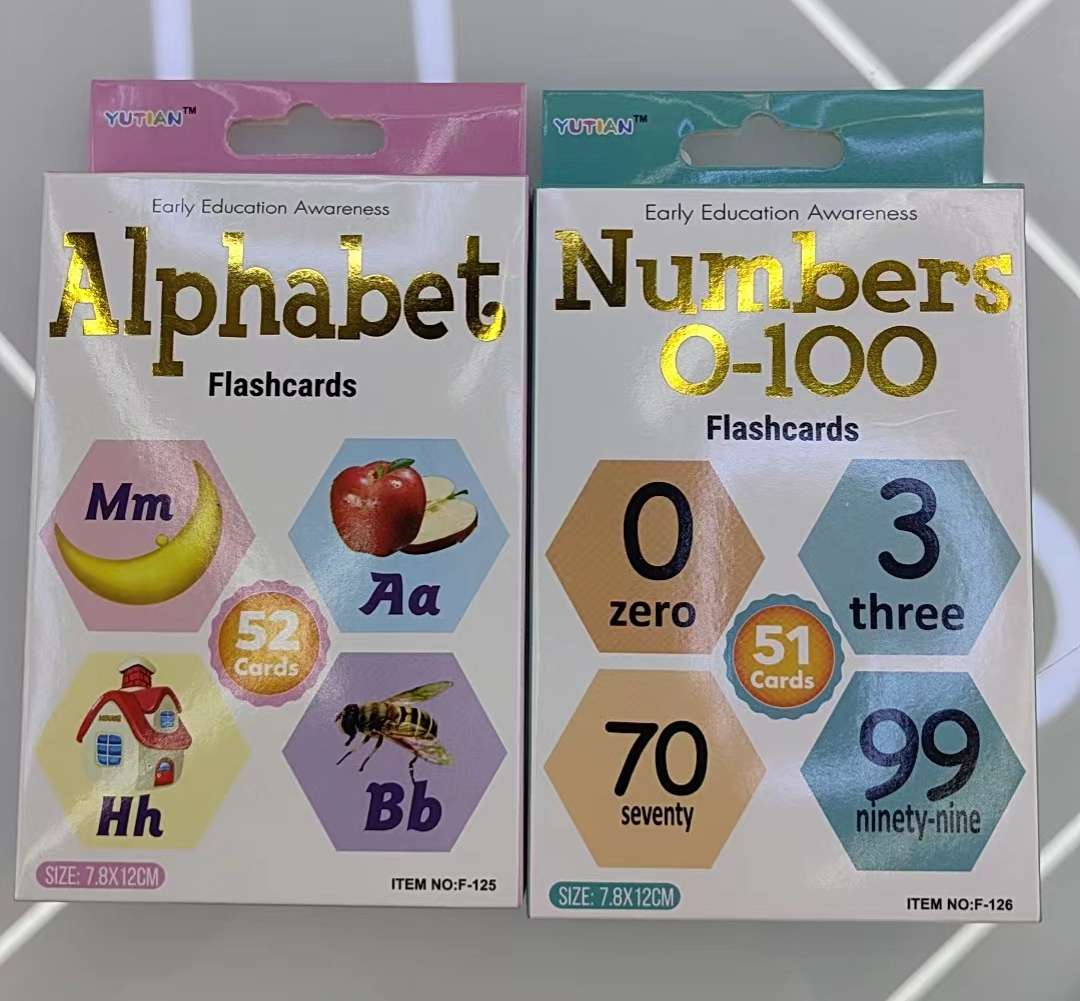 بطاقات محو الأمية باللغة الانكليزية مع التعرف على البطاقات Application Scenario