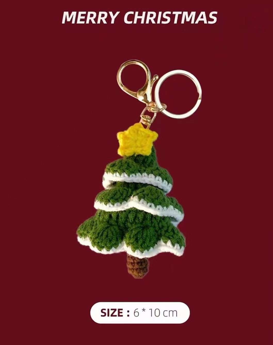 The manufacturer's new Christmas hand-woven woolen doll, ins woolen set, diy car hanger, car rearview mirror hanger Application Scenario