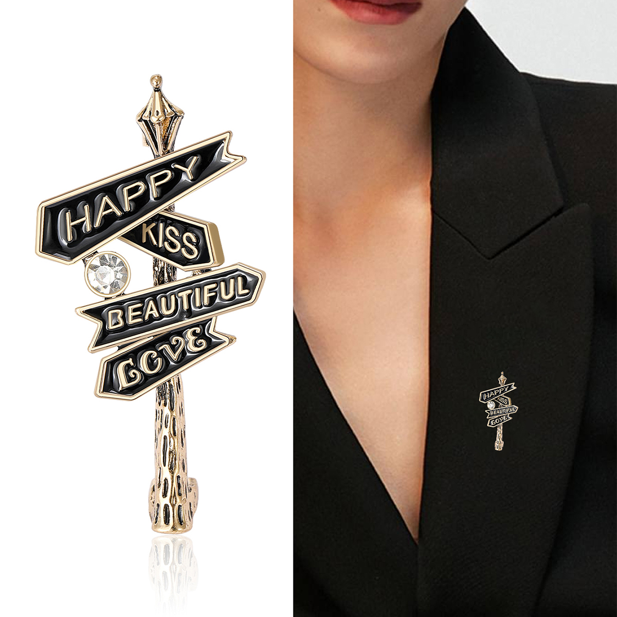 2024 Women's Enamel brooch, women's fashion pin accessory, neckline design sense accessory, suit accessory, brooch badge brooch, brooch metal brooch