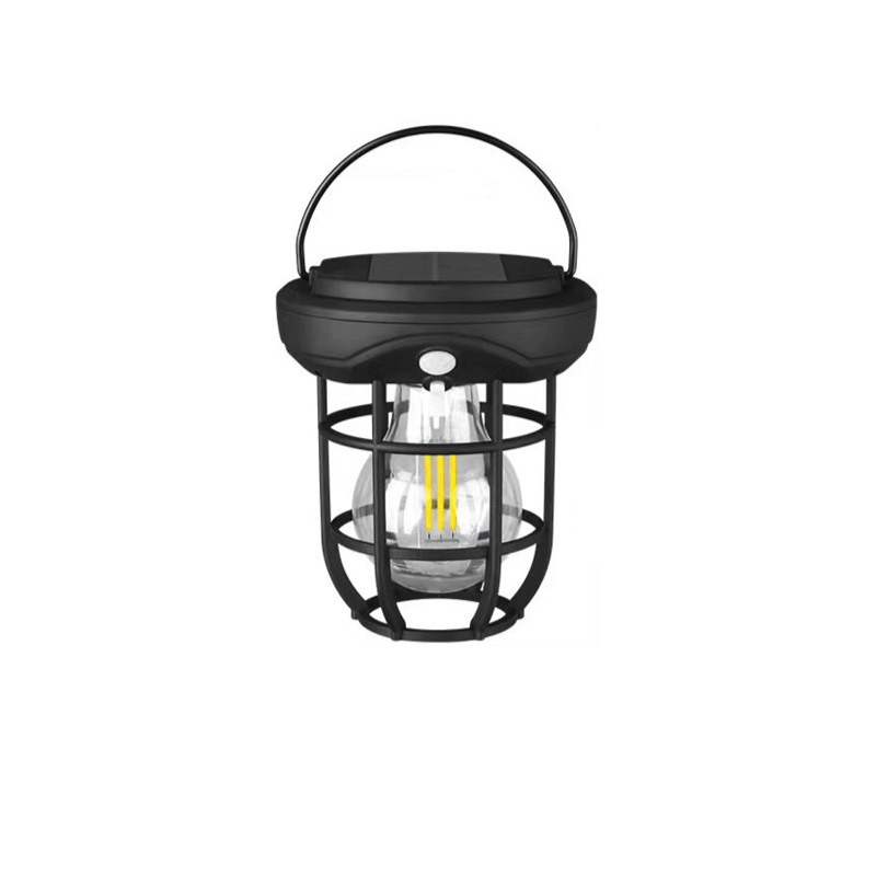 Outdoor solar-powered charging camping lamp, multi-functional portable lamp, outdoor lighting searchlight, solar-powered sensor wall lamp, retro camping lamp, T88 camping lamp, human body sensor wall lamp, outdoor waterproof camping lamp Application Scenario