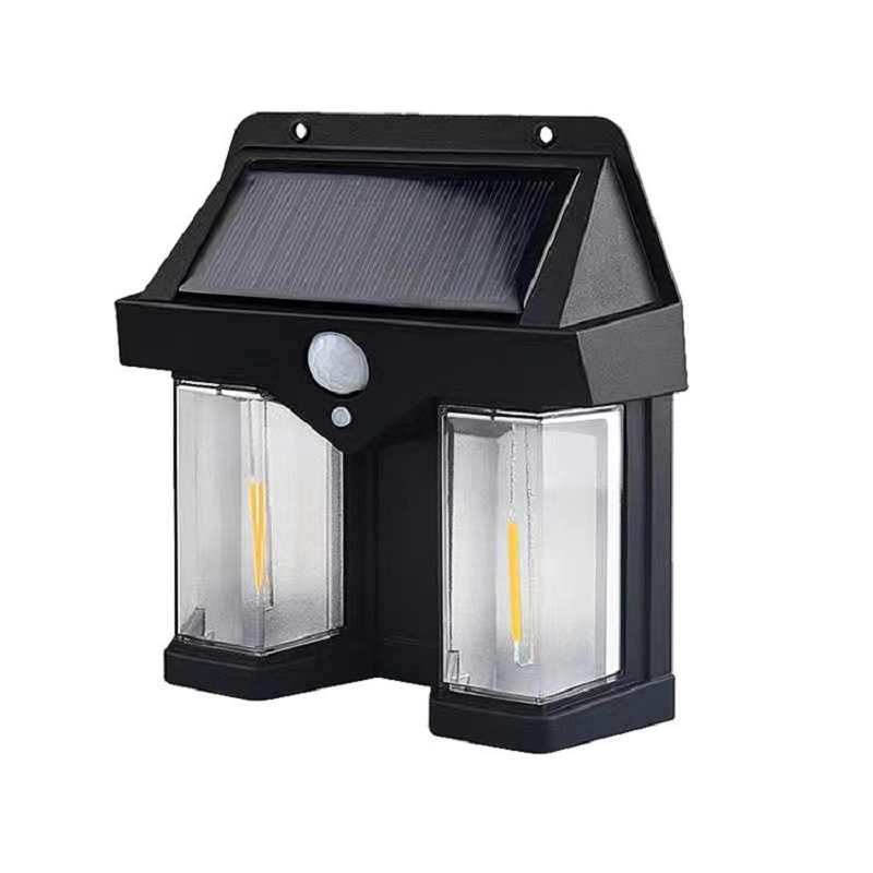Solar outdoor wall lamps, human body sensor street lamps, tungsten filament lamps, warm atmosphere lamps, solar night lights, outdoor solar garden lamps, 118 wall lamps, villa landscape lamps, waterproof wall lamps Item Picture