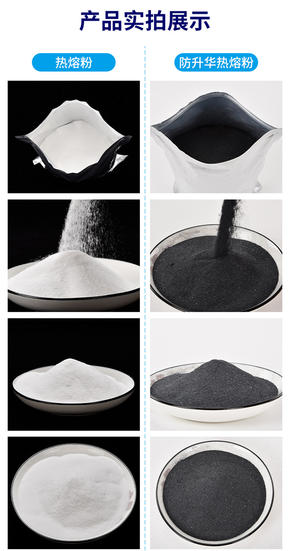 DTF粉 White Hot Melt Adhesive Digital DTF Transfer Powder详情7