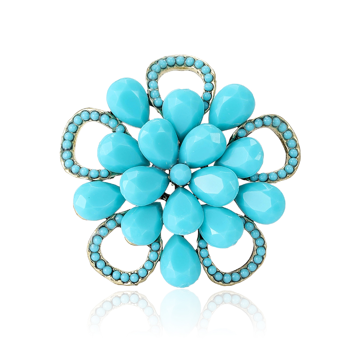 2024 Women's Classic rhinestone ethnic style brooch, women's fashion pin accessory, neckline design sense accessory, suit accessory, brooch badge brooch, brooch metal brooch Item Picture
