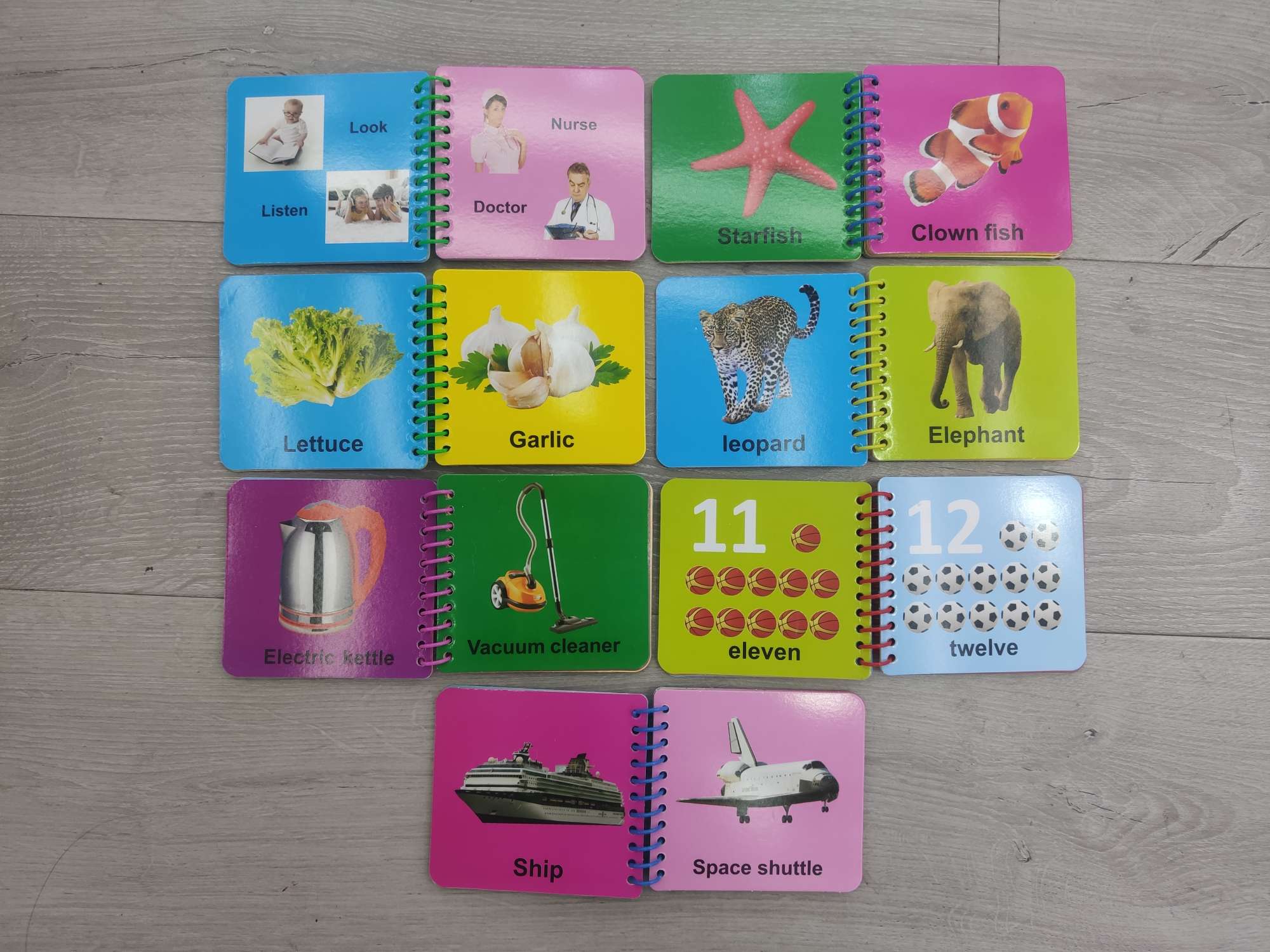 بطاقات القراءة والكتابة باللغة الإنكليزية والبطاقات التجارة بالحروف الأبجدية الرقمية details Picture