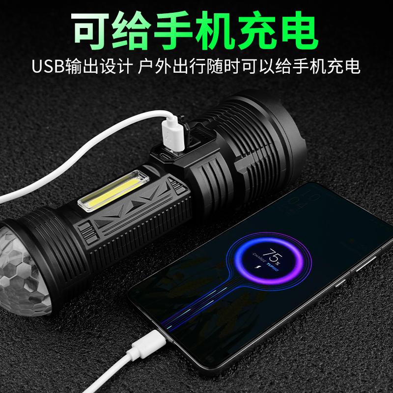 强光手电/磨烟器/神火手电筒/强光头灯/手电筒工作灯产品图
