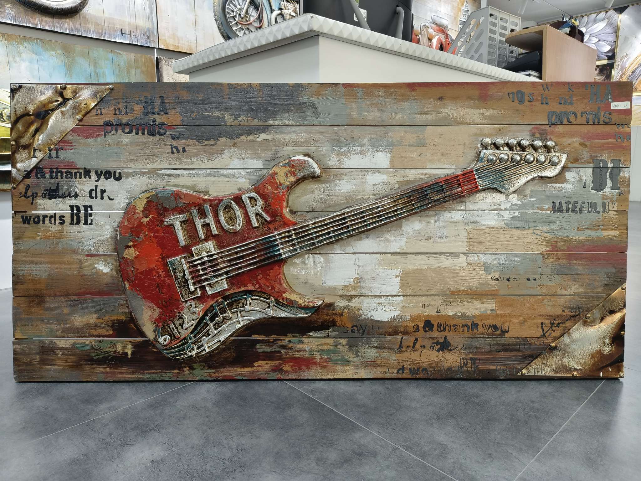 高品质纯木油画【可定制】装饰画64x134详情图1