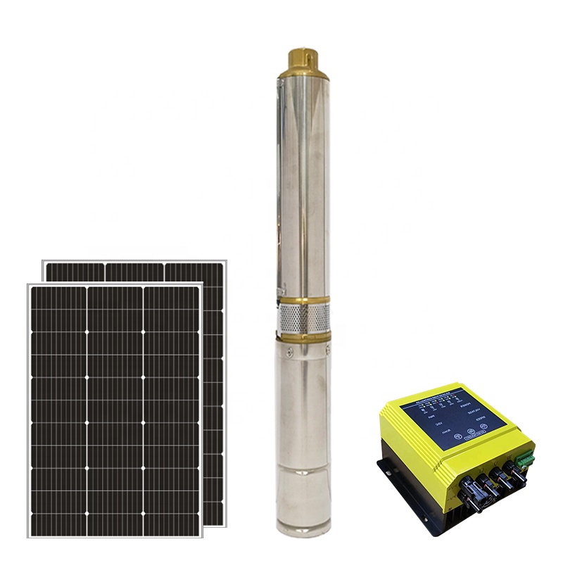Solarpump/不锈钢增压泵/12V潜水泵/三相异步电动机/太阳能泵产品图