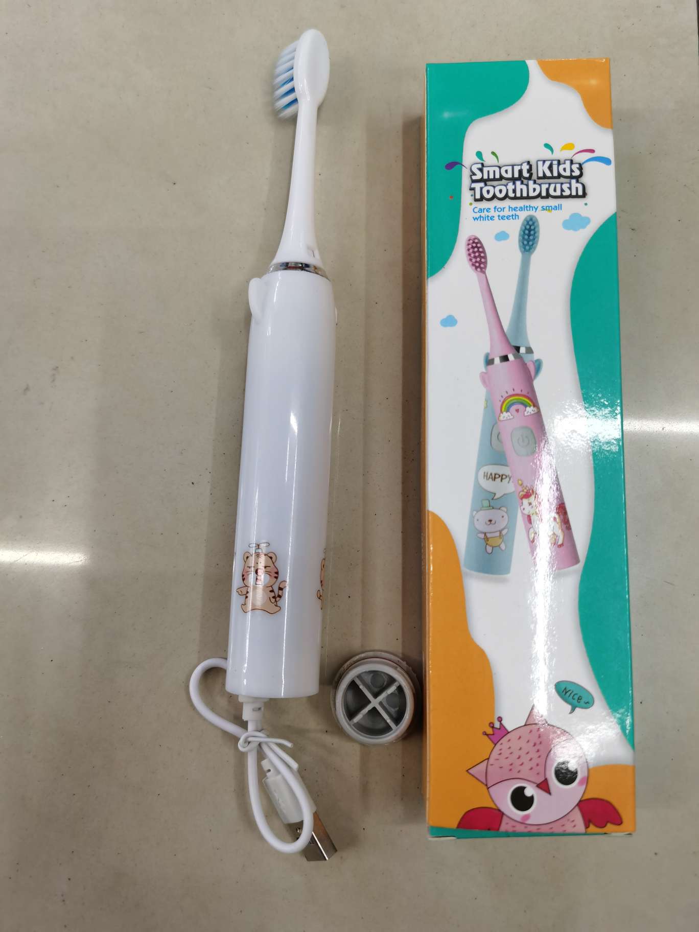 儿童电动牙刷全自动声波3-6-10-12岁以上轻柔软毛充电式刷牙神器详情图2