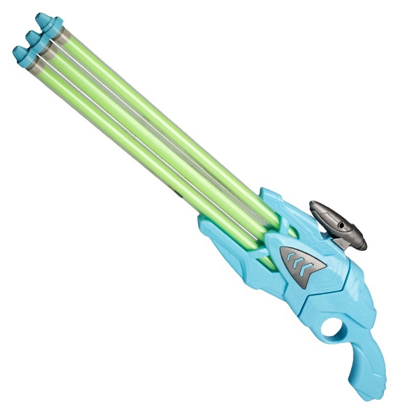 Children's toy water gun, pull-out three-tube space water cannon, summer water play, rafting, beach water fight detail image 5