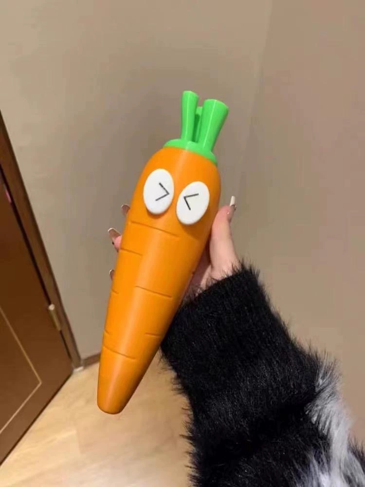 3D simulation carrot-shaped telescopic stick, stress-relieving creative toy, contraction sword, popular online version detail image 2