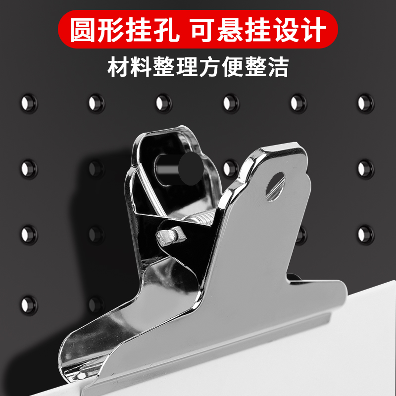 Weibo Office Stationery Wholesale 100mm mountain-shaped clips, document loose-leaf metal iron book binding clips Application Scenario