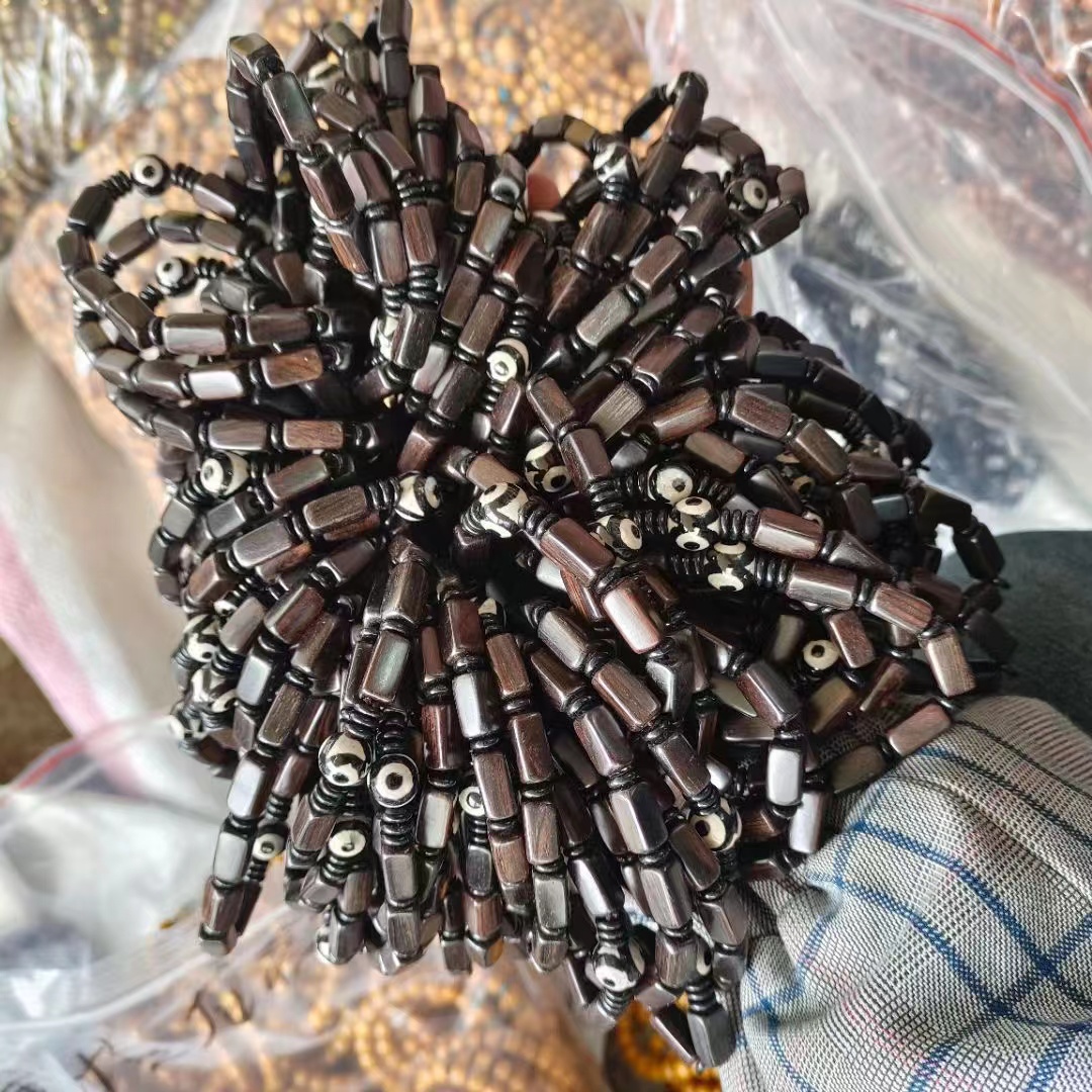 Special offer on wooden bracelets and wooden chains, jewelry and props