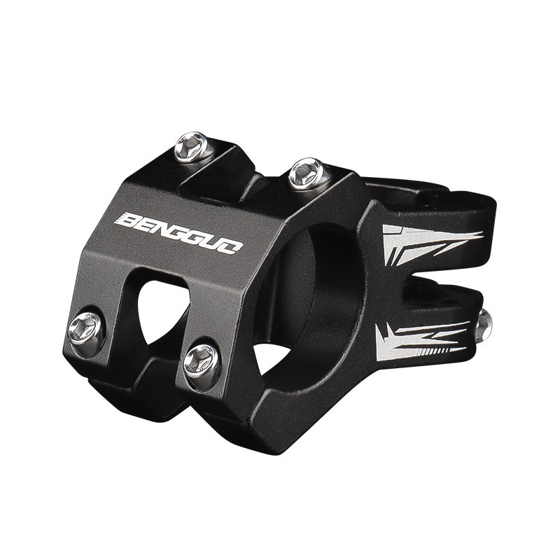 210803 把立(BG-2702）镂空铝合金山地自行车把立 单车短把立 立管自行车配件白底实物图