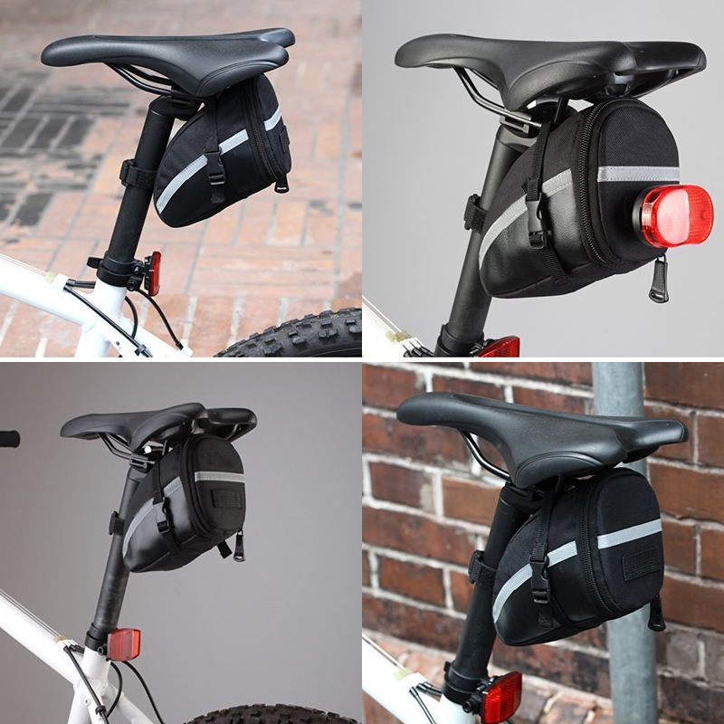 13196 bolsas de cola de bicicleta bolsas de cola de bicicleta de montaña cojines bolsas de silla de montar kits de ciclismo equipos bolsas de asiento trasero accesorios Item Picture