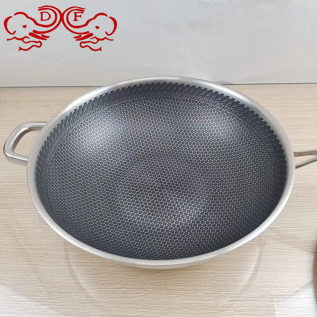 DF99375 مقلاة من الفولاذ غير القابل للصدأ في المطابخ المنزلية Specification image