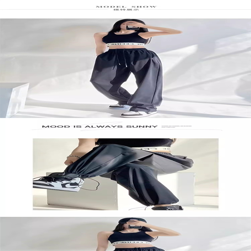New Women's Spring And Autumn High Waist Hanging Business Casual Slimming Straight Leg Suit Pants 19 details Picture