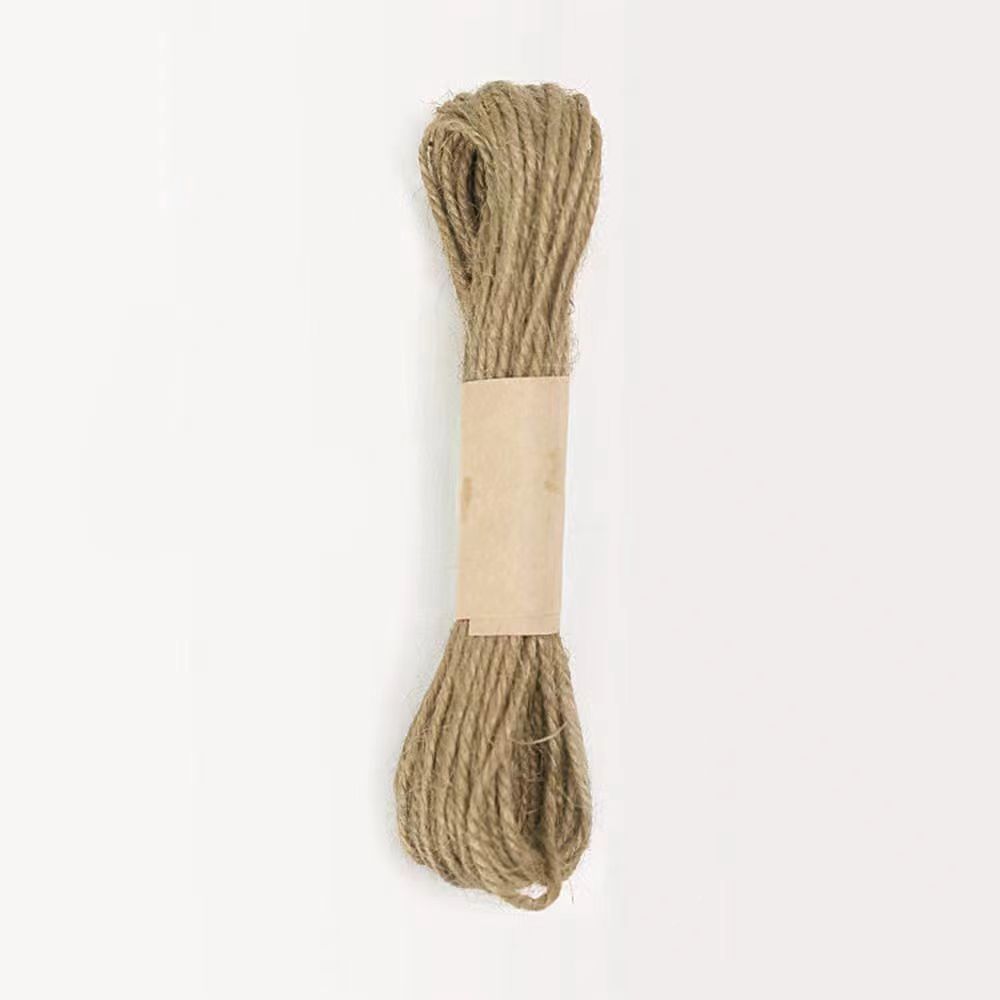 Color original cuerda de cáñamo sola cuerda 1mm* 10m/bundle regalo decoración embalaje cuerda amarrada diy hilo de yute tejido a mano cuerda vintage cuerda de cáñamo cuerda Application Scenario