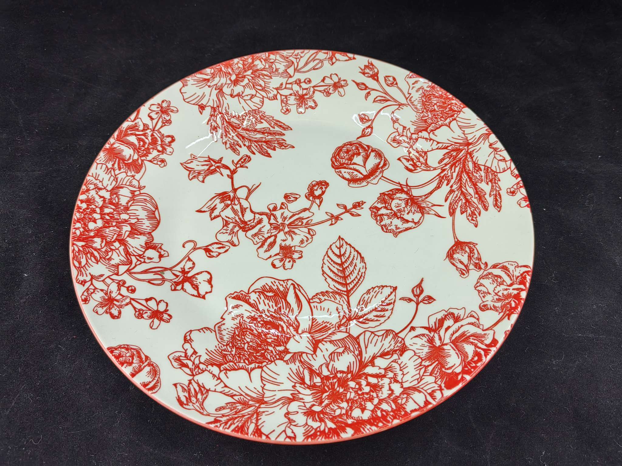 Daily necessities, French ceramic cups, porcelain plates, barbecue plates, square plates, tableware, porcelain plates