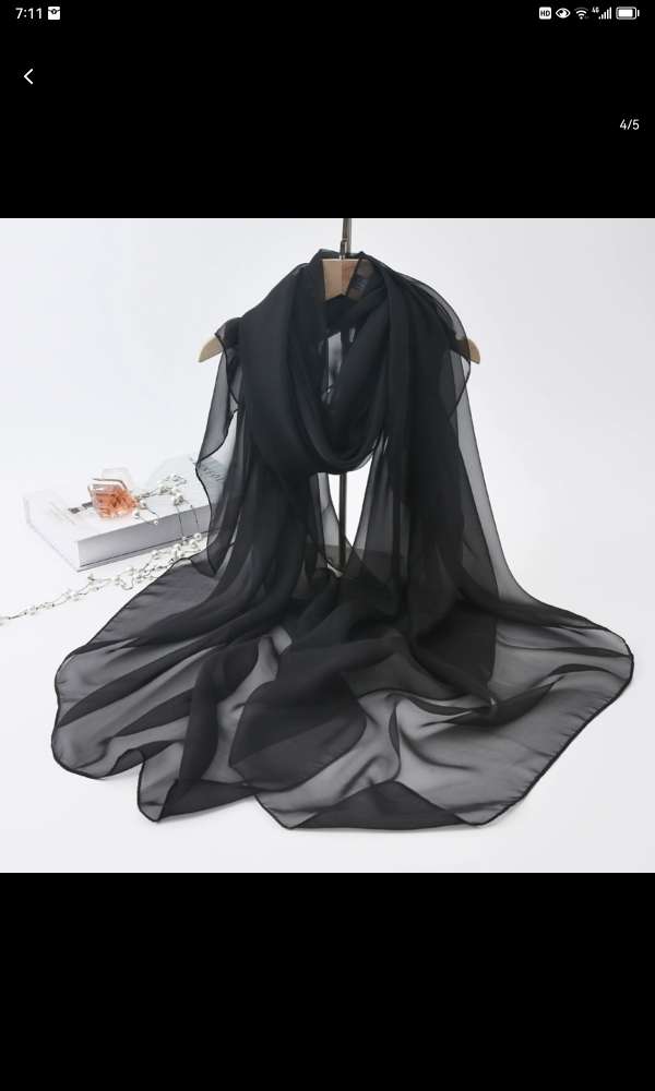 Korean Version Of The New Spring And Summer Chiffon Scarf Female Autumn And Winter Printed Thin Long Sunblock Shawl Scarf Gift Gauze Scarf 22 details Picture