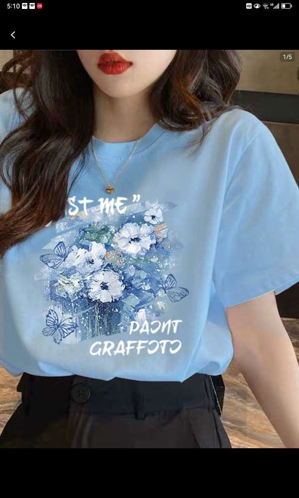 Cotton Short-Sleeved T-Shirt Women's White Half-Sleeved T-Shirt Summer Dress 2024 New Korean Version Of Loose Women's Summer Blouse 19