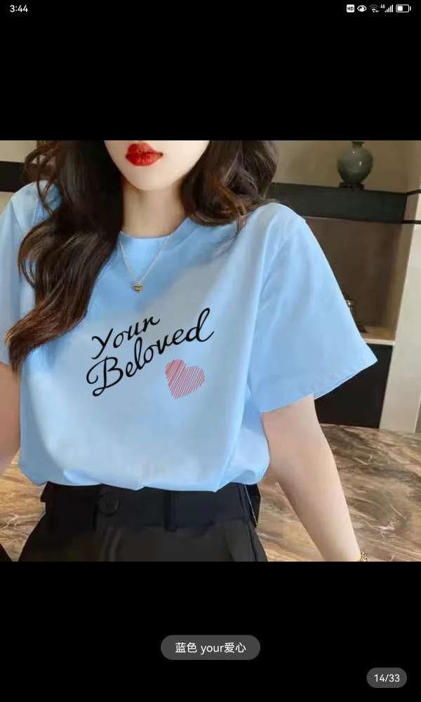Cotton Short Sleeve T-Shirt Women's White Half Sleeve T-Shirt Summer Dress 2024 New Korean Version Of Loose Women's Summer Top 25 details Picture